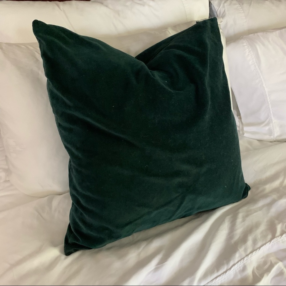Green Velvet Cushion Cover